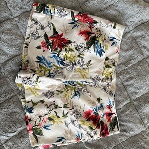 White House Black Market,  Red and Blue floral shirts. Gorgeous and stylish.